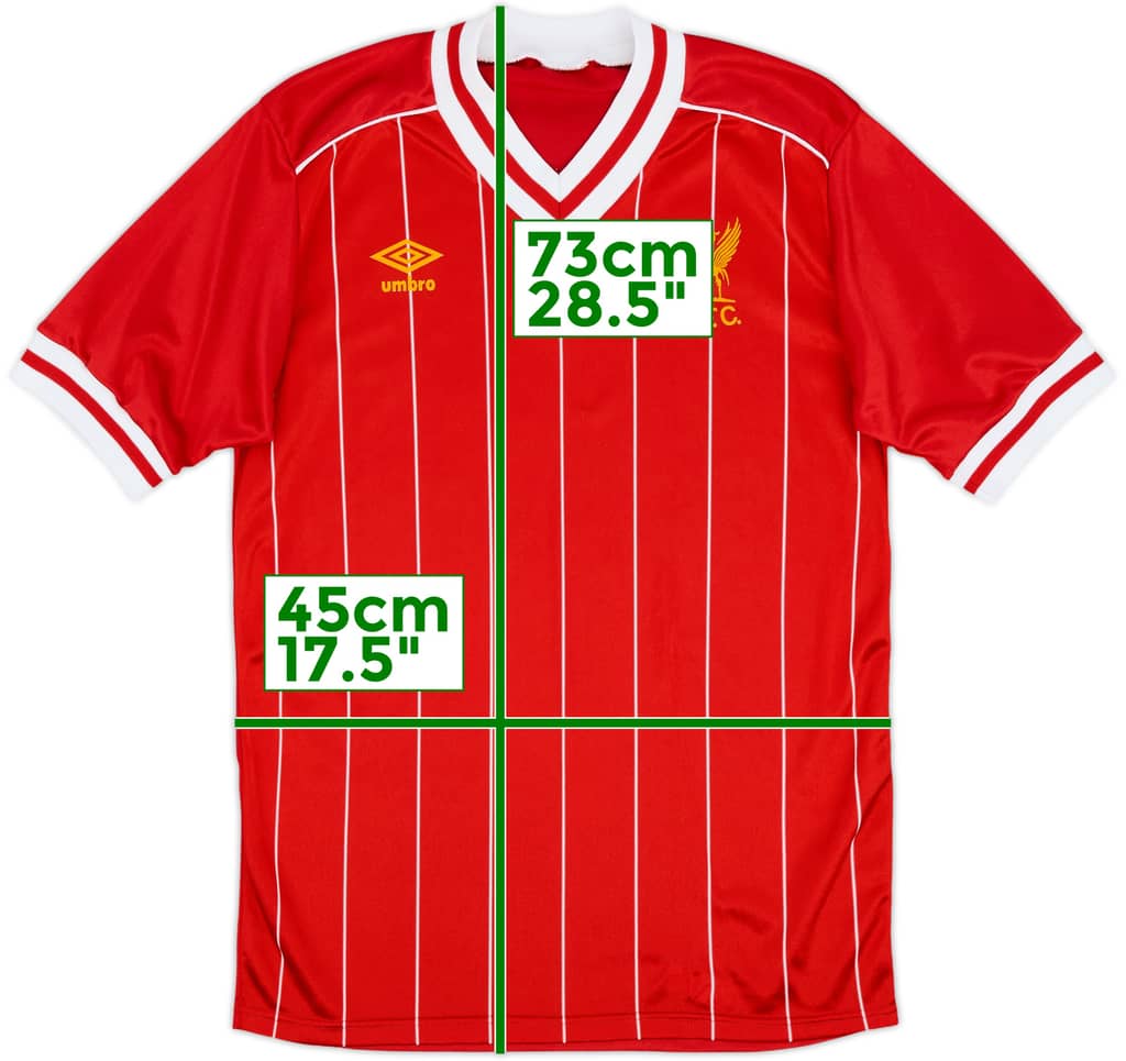 1982-85 Liverpool Home Shirt - 9/10 - (M)