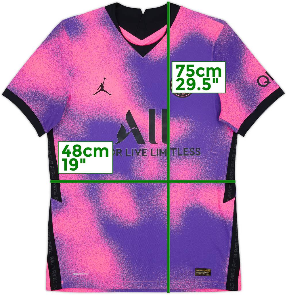 2020-21 Paris Saint-Germain Authentic Fourth Shirt - 9/10 - (M)