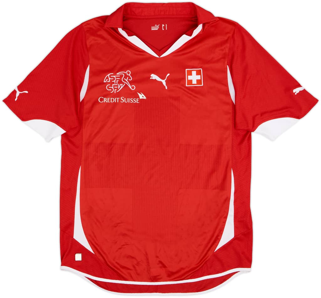 2010-11 Switzerland Home Shirt - 10/10 - (L)