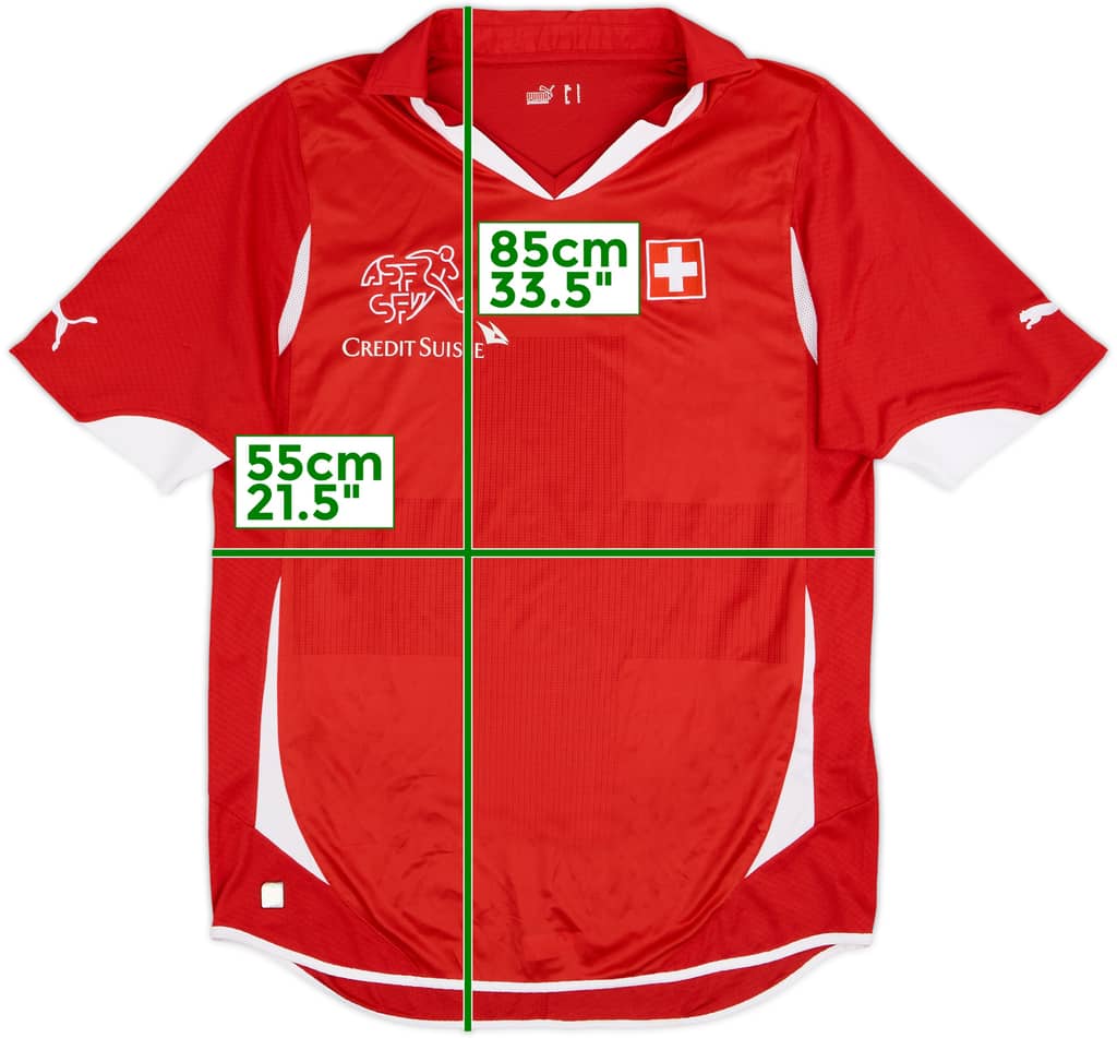 2010-11 Switzerland Home Shirt - 10/10 - (L)