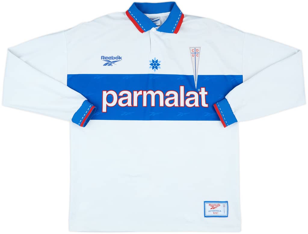 1998-99 Universidad Catolica Home L/S Shirt - 9/10 - (L)