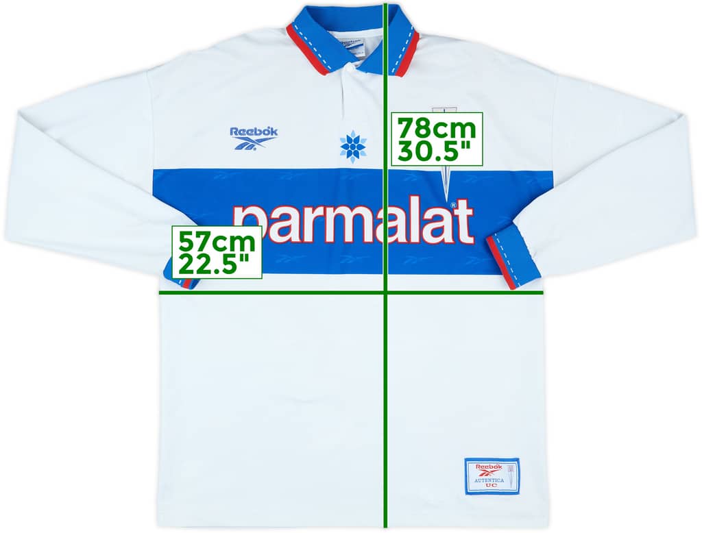 1998-99 Universidad Catolica Home L/S Shirt - 9/10 - (L)