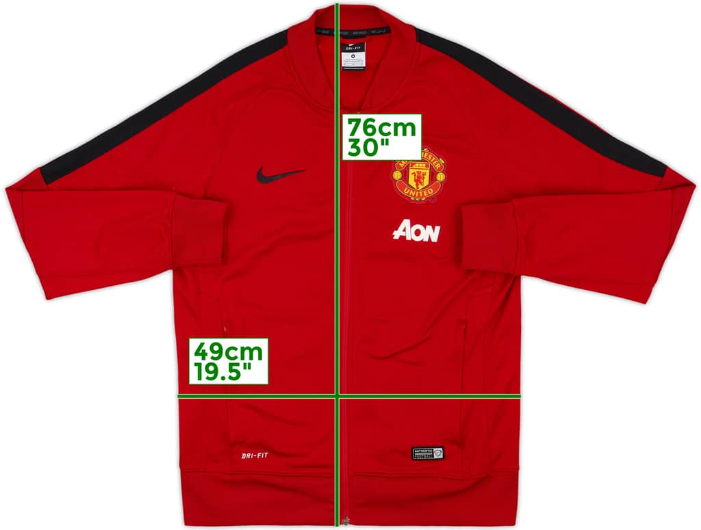 2014-15 Manchester United Nike Track Jacket - 8/10 - (M)