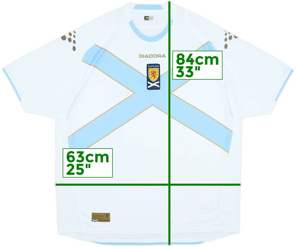 2007-08 Scotland Away Shirt - 8/10 - (XXL)