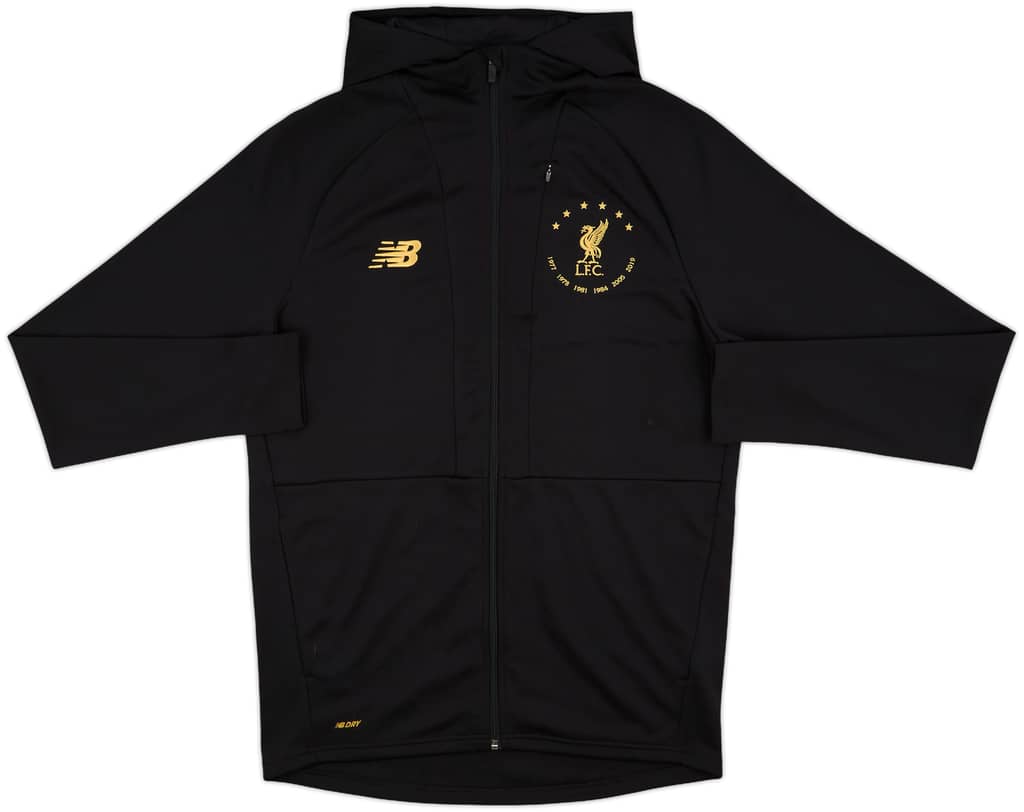 2019-20 Liverpool New Balance Hooded Track Jacket - 8/10 - (M)