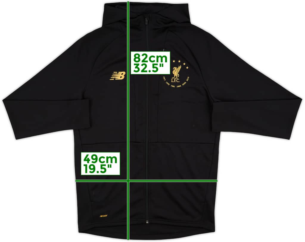 2019-20 Liverpool New Balance Hooded Track Jacket - 8/10 - (M)