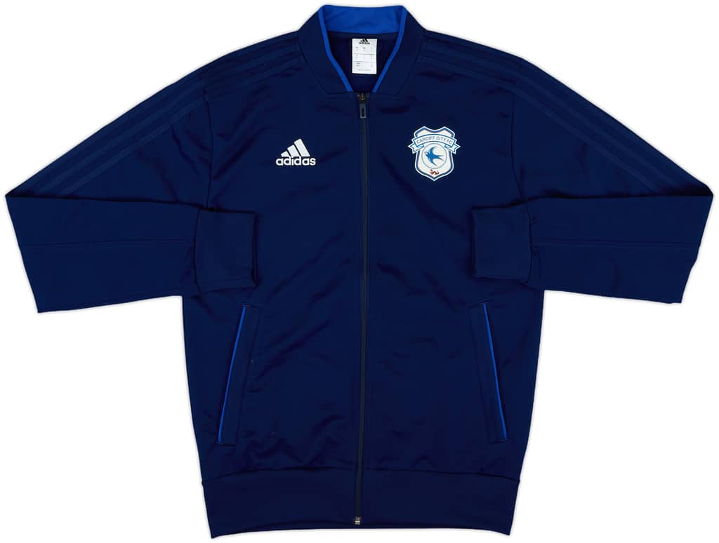 2018-19 Cardiff City adidas Track Jacket - 8/10 - (S)