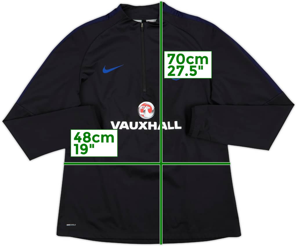 2018-19 England Nike 1/4 Zip Drill Top - 10/10 - (M)