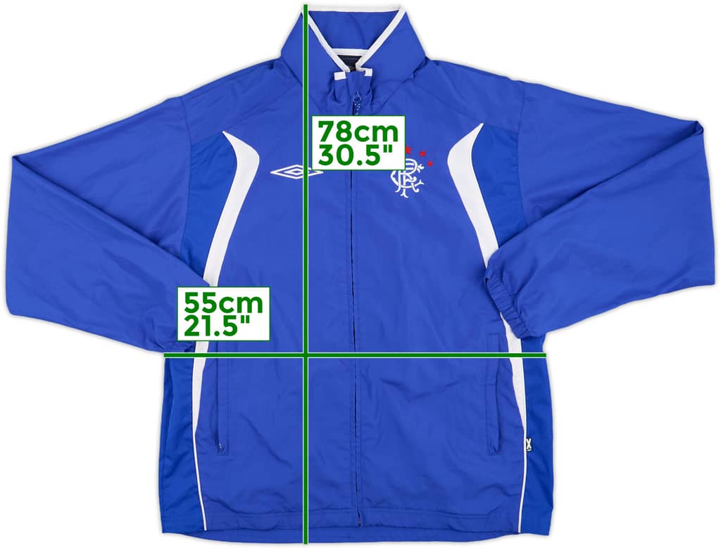 2007-08 Rangers Umbro Track Jacket - 7/10 - (L)