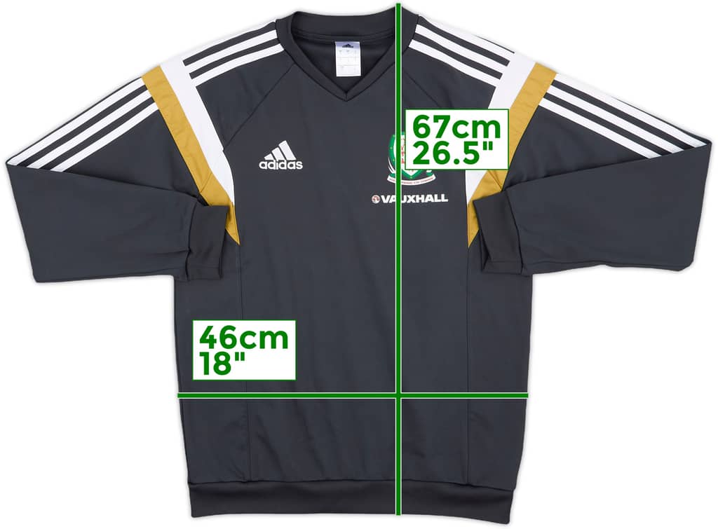 2014-15 Wales adidas Sweat Top - 10/10 - (S)
