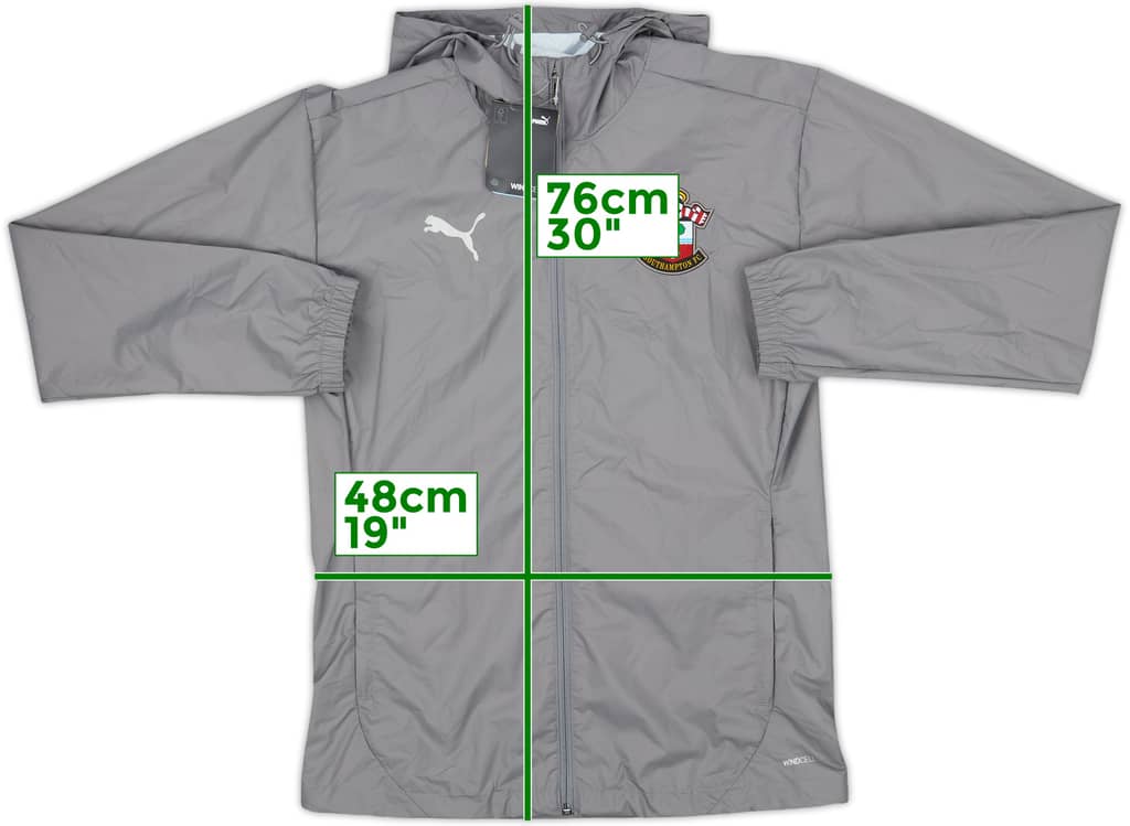 2024-25 Southampton Puma Hooded Rain Jacket (S)
