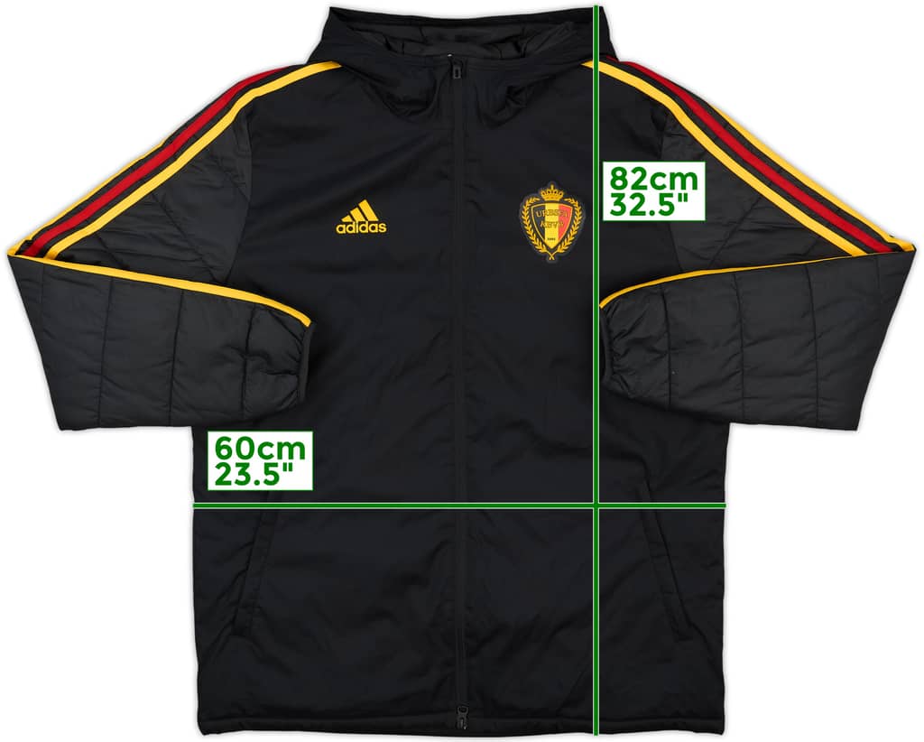 2018-19 Belgium adidas Padded Bench Coat - 10/10 - (L)
