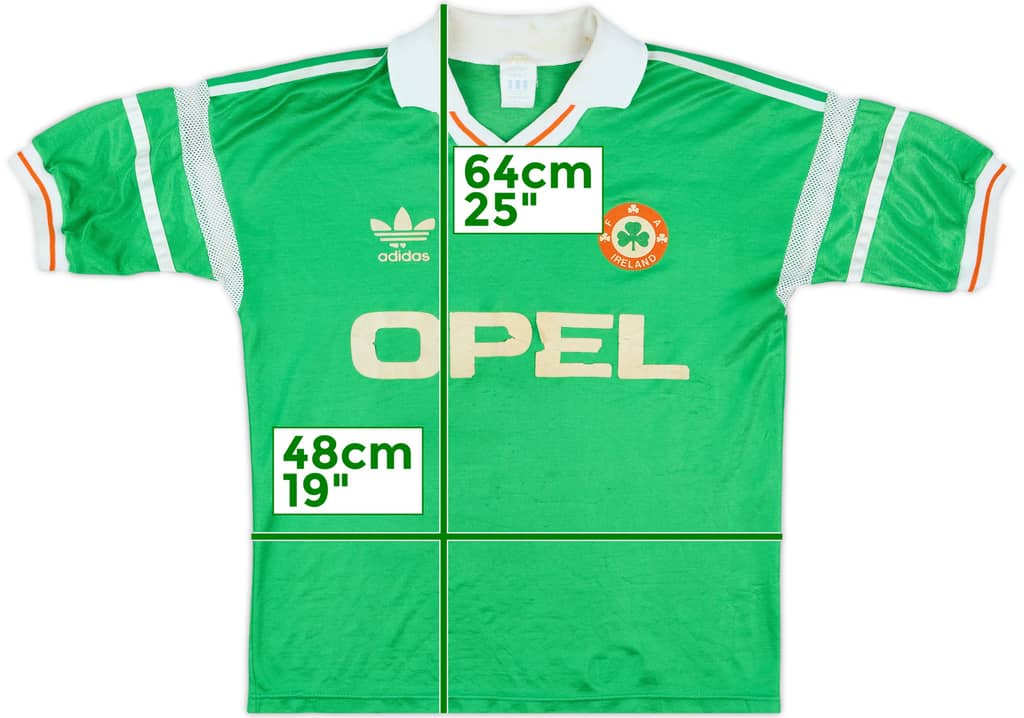 1988-90 Ireland Home Shirt - 6/10 - (M)