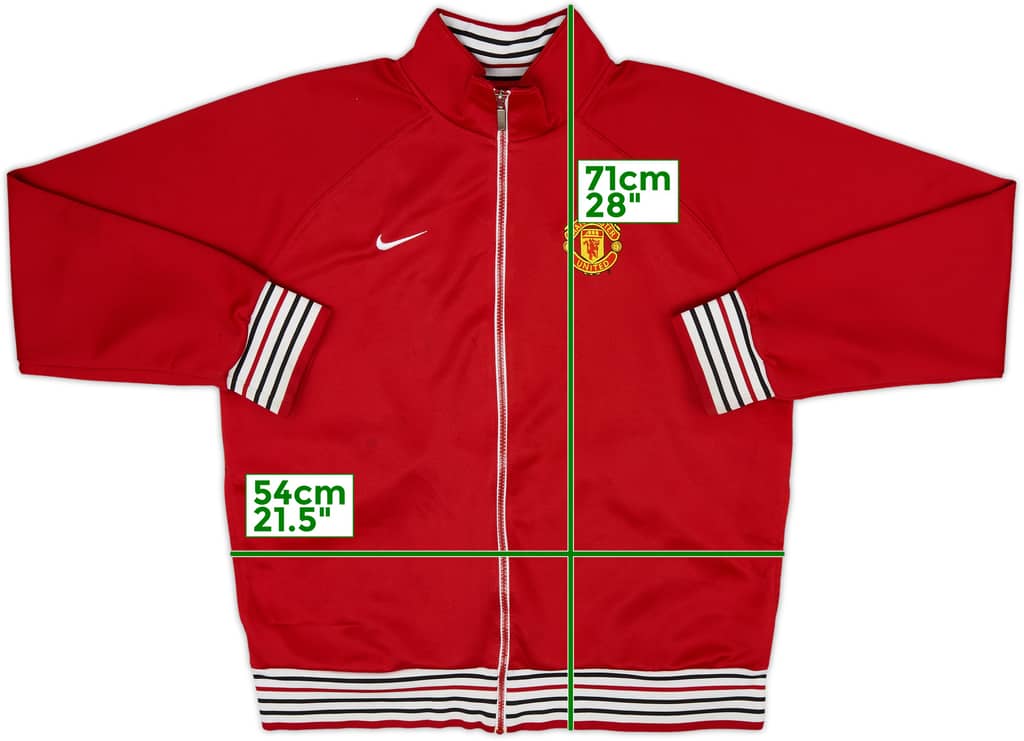 2006-07 Manchester United Nike Track Jacket - 7/10 - (L)