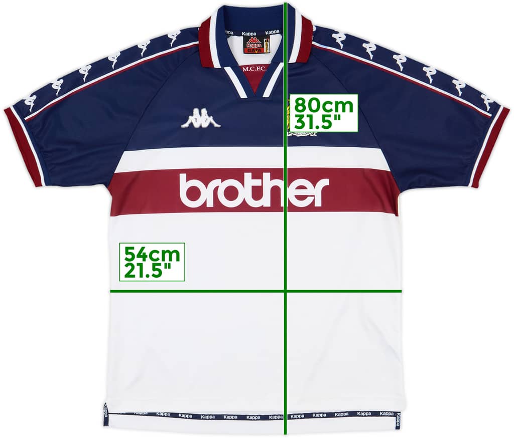 1997-98 Manchester City Away Shirt - 8/10 - (XL)