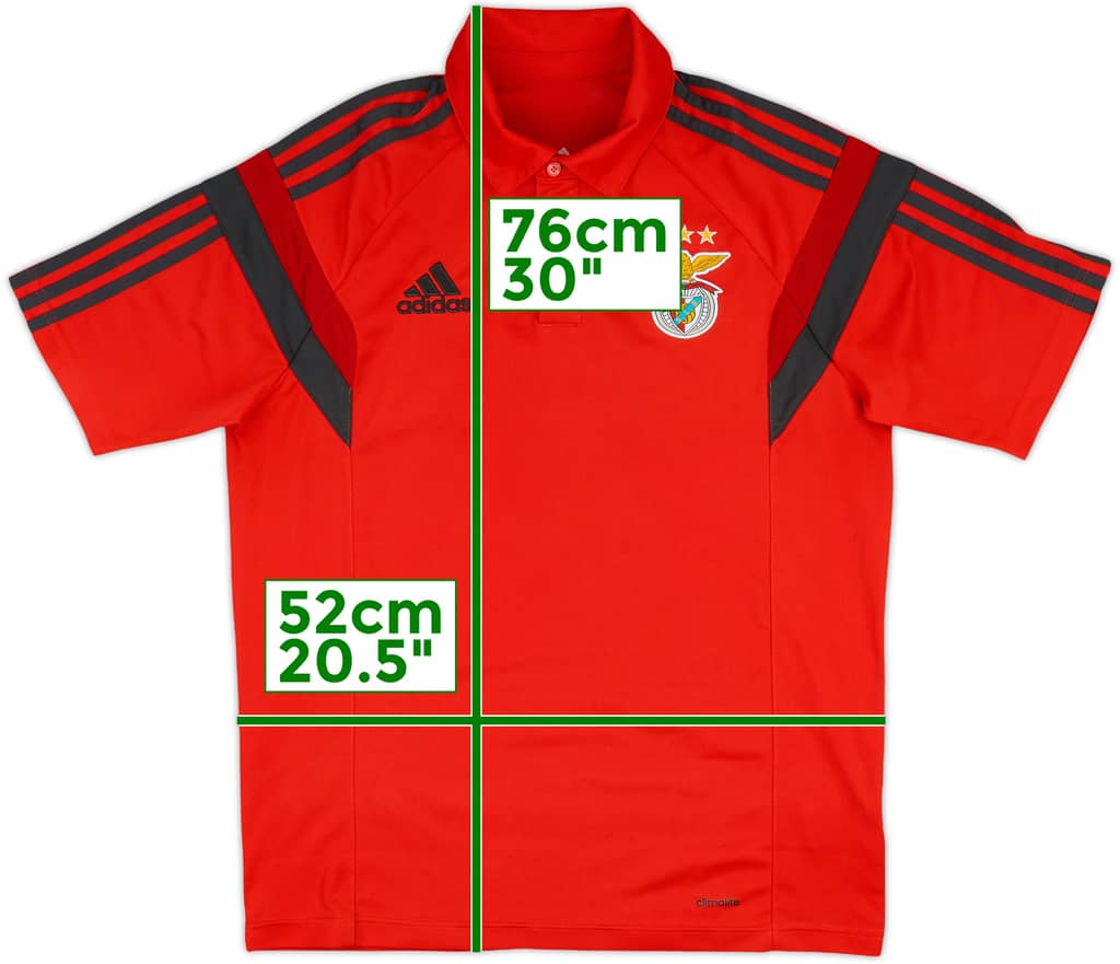 2014-15 Benfica adidas Polo Shirt - 8/10 - (M)