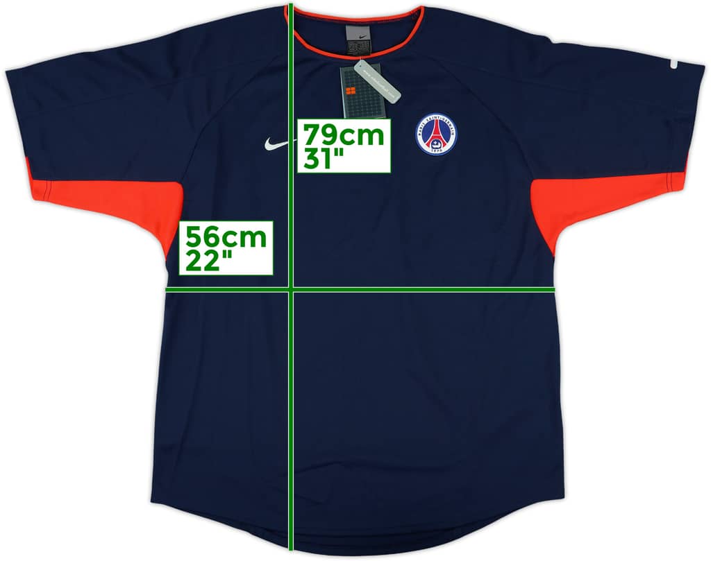 2002-03 Paris Saint-Germain Nike Training Shirt (L)
