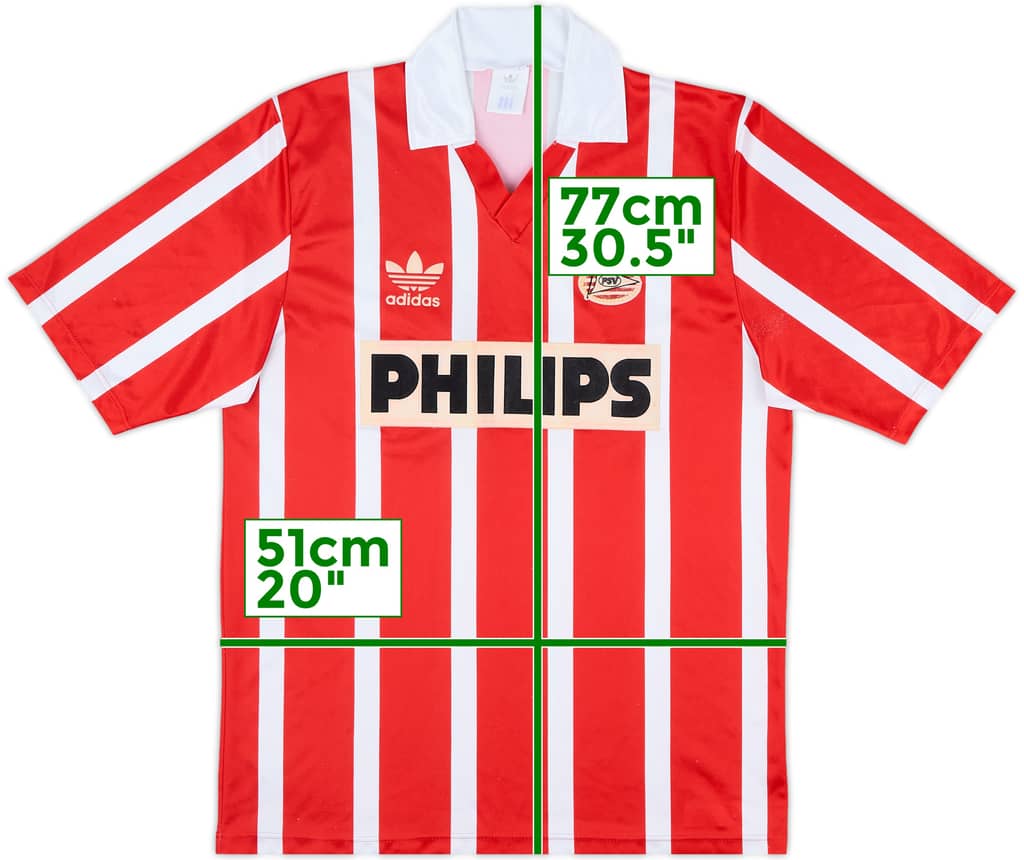 1990-92 PSV Home Shirt - 8/10 - (M)