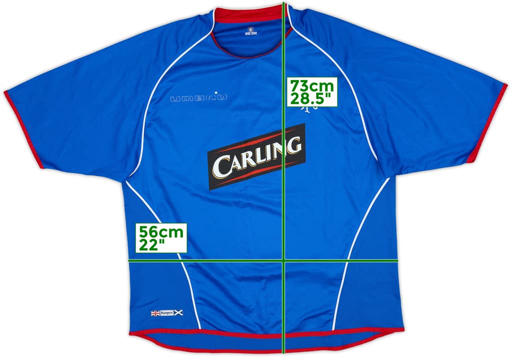 2005-06 Rangers Home Shirt - 4/10 - (XL)