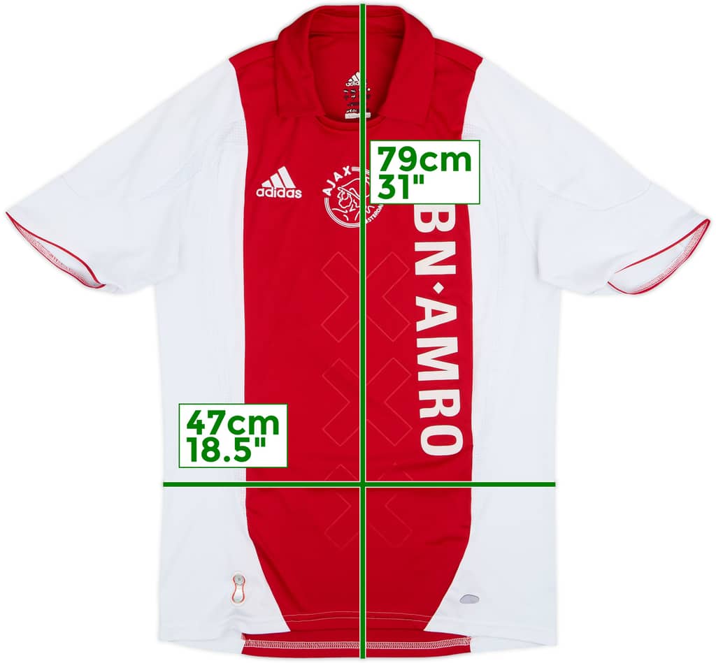 2007-08 Ajax Home Shirt - 8/10 - (S)