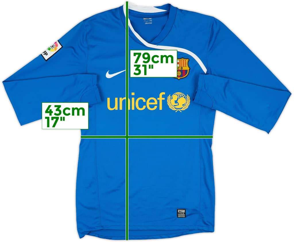 2008-09 Barcelona GK Shirt - 8/10 - (M)