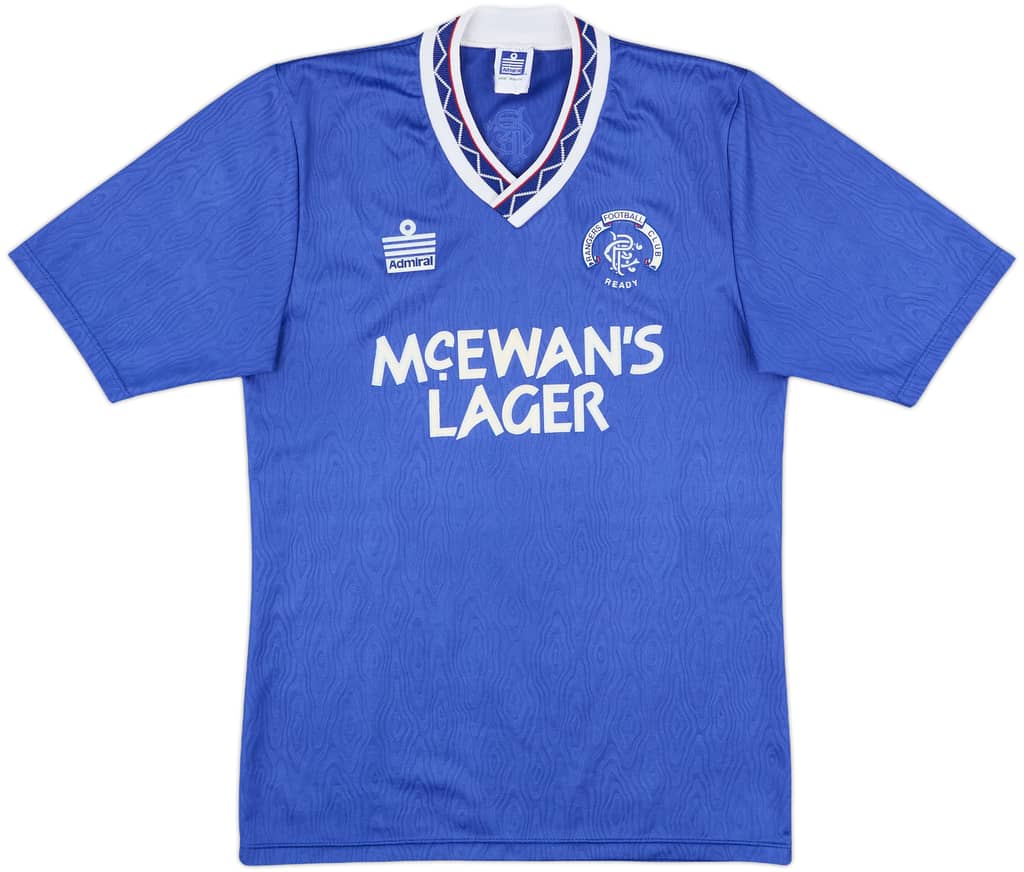 1990-92 Rangers Home Shirt - 10/10 - (S)