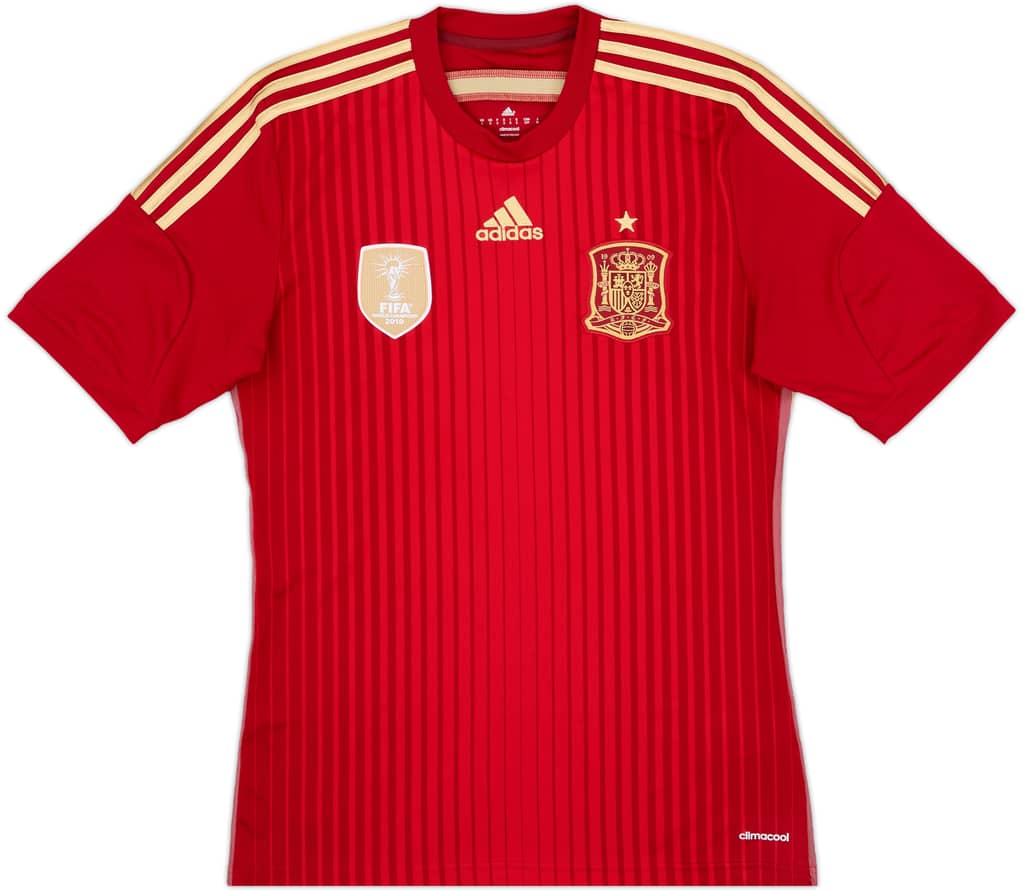 2013-15 Spain Home Shirt - 8/10 - (S)