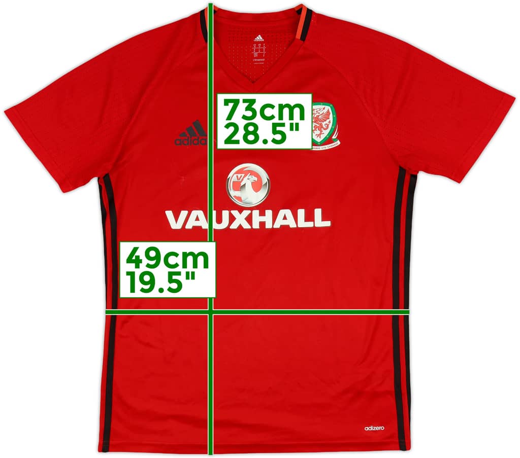 2016-17 Wales adizero Training Shirt - 6/10 - (M)