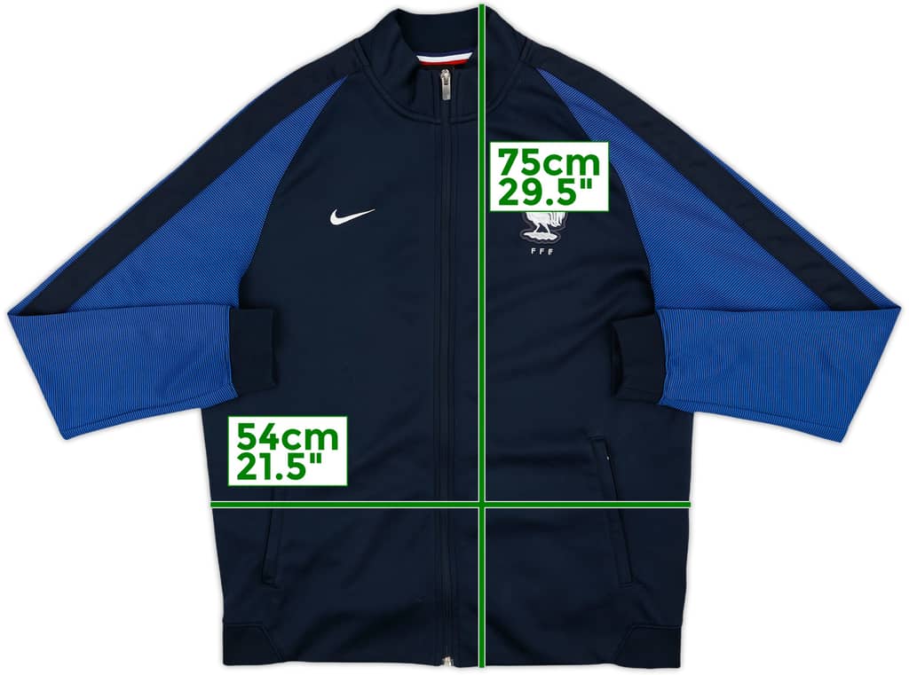 2016-17 France Nike Track Jacket - 8/10 - (XL)