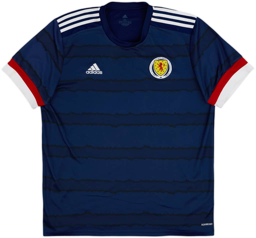 2020-22 Scotland Home Shirt - 9/10 - (XL)