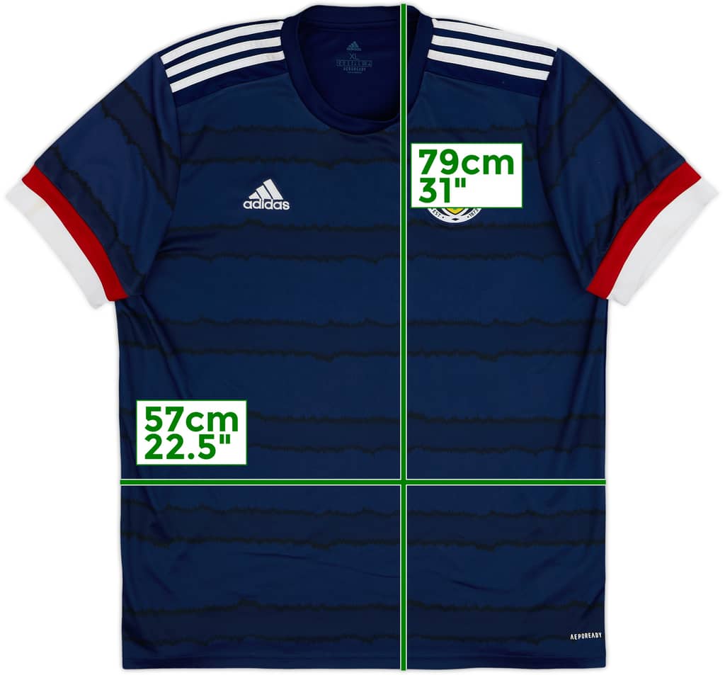 2020-22 Scotland Home Shirt - 9/10 - (XL)