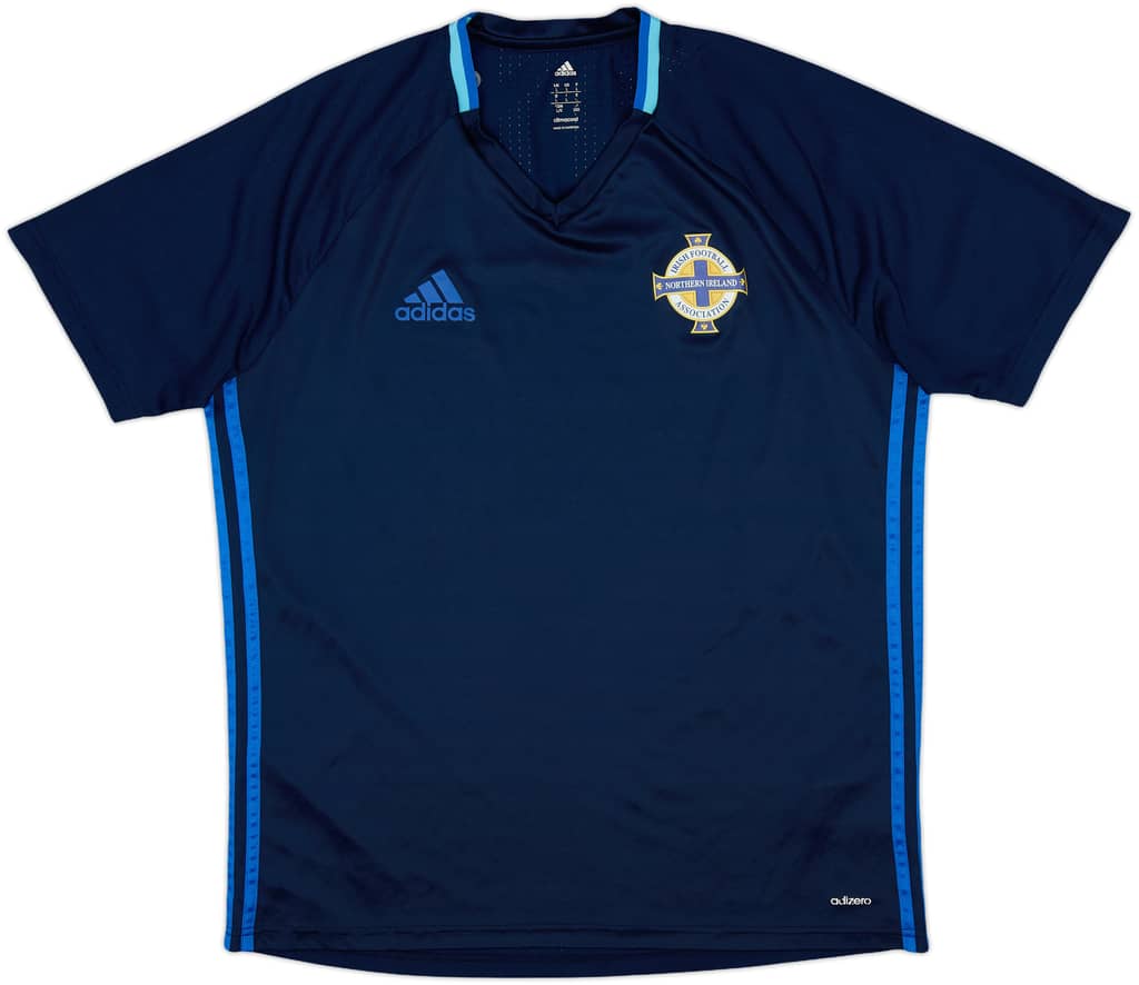 2016-17 Northern Ireland adizero Training Shirt - 10/10 - (L)