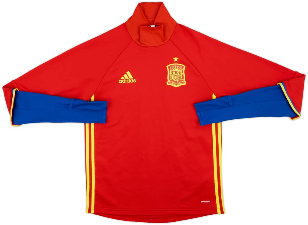2016-18 Spain adidas Drill Top - 8/10 - (S)