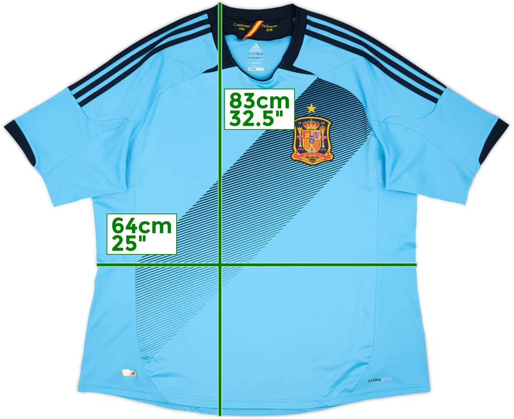 2012-14 Spain Away Shirt - 10/10 - (XXL)