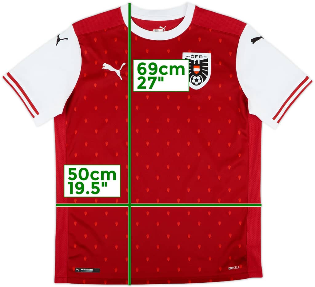 2020-22 Austria Home Shirt - 10/10 - (XL.Boys)