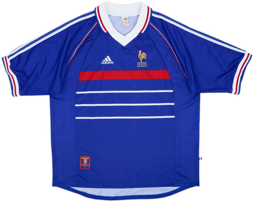 1998-00 France Home Shirt - 10/10 - (XL)