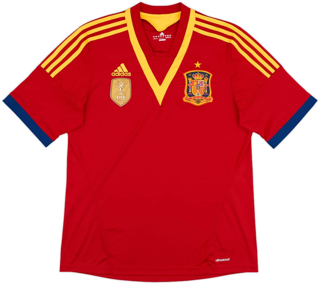 2013 Spain Confederation Cup Home Shirt - 9/10 - (M)