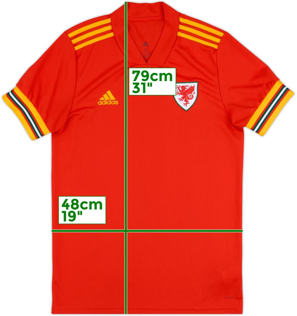 2020-21 Wales Home Shirt - 8/10 - (M)