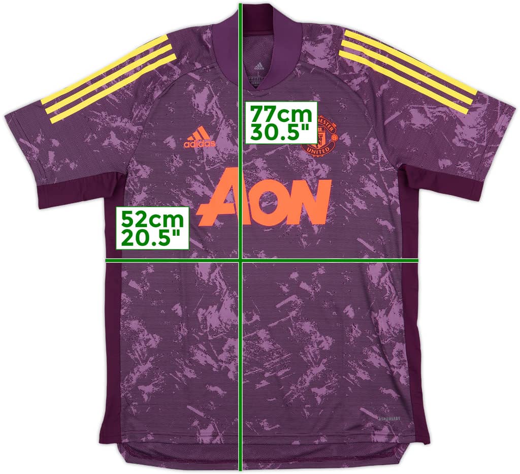 2020-21 Manchester United adidas Training Shirt - 9/10 - (L)