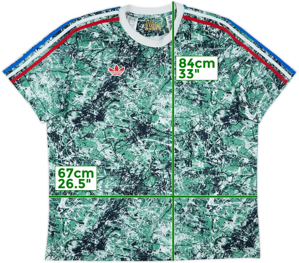 2023-24 Manchester United x adidas x Stone Roses Originals Icon Jersey - 7/10 - (XXL)