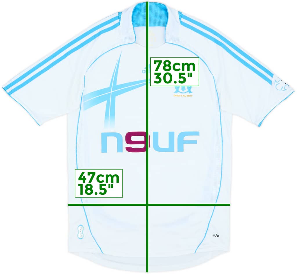 2006-07 Olympique Marseille Home Shirt - 5/10 - (S)
