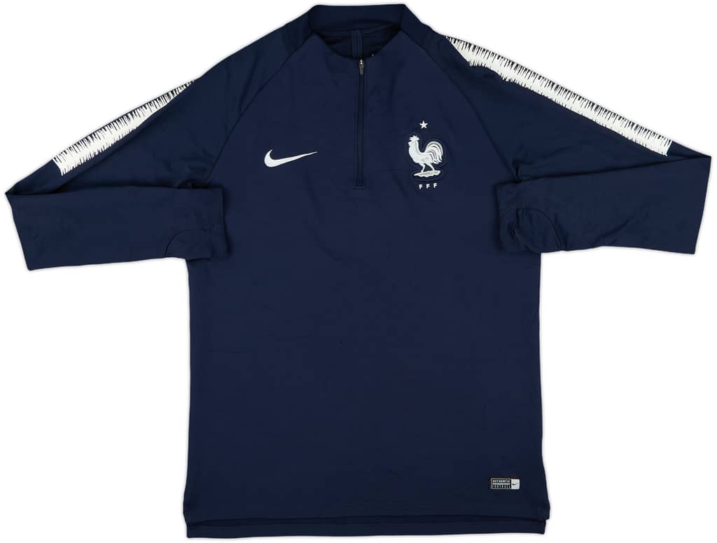 2018-19 France Nike 1/4 Zip Training Top - 7/10 - (M)