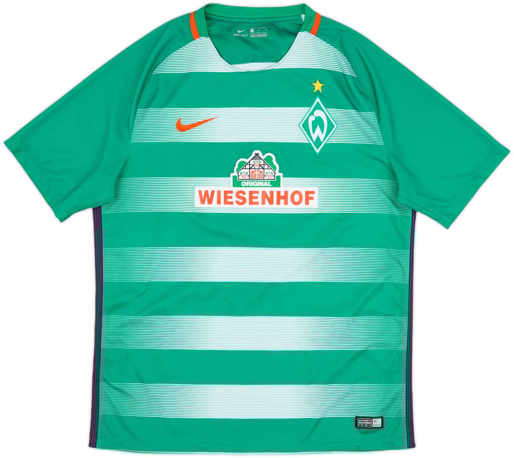 2016-17 Werder Bremen Home Shirt - 9/10 - (L)