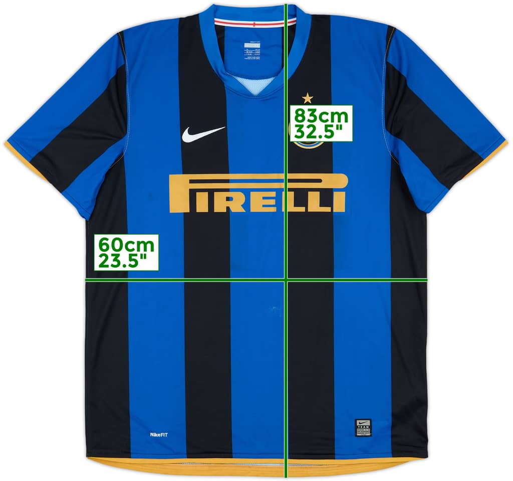 2008-09 Inter Milan Home Shirt - 8/10 - (XL)