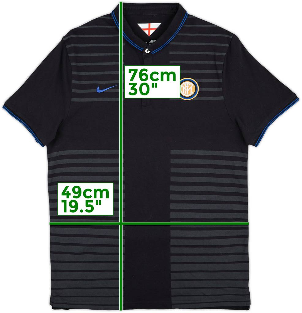 2014-15 Inter Milan Nike Polo Shirt - 7/10 - (L)