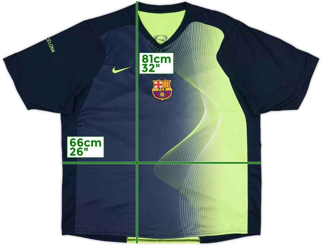 2005-06 Barcelona Nike Training Shirt - 6/10 - (XL)