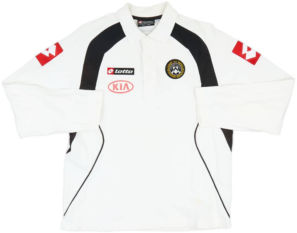 2005-06 Udinese Lotto Polo L/S Shirt - 7/10 - (M)
