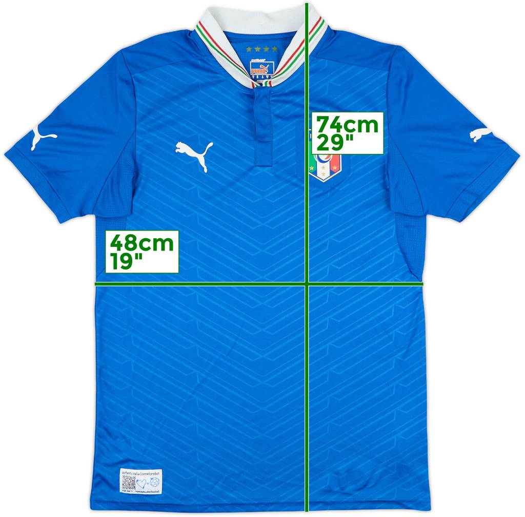 2012-13 Italy Home Shirt - 8/10 - (M)