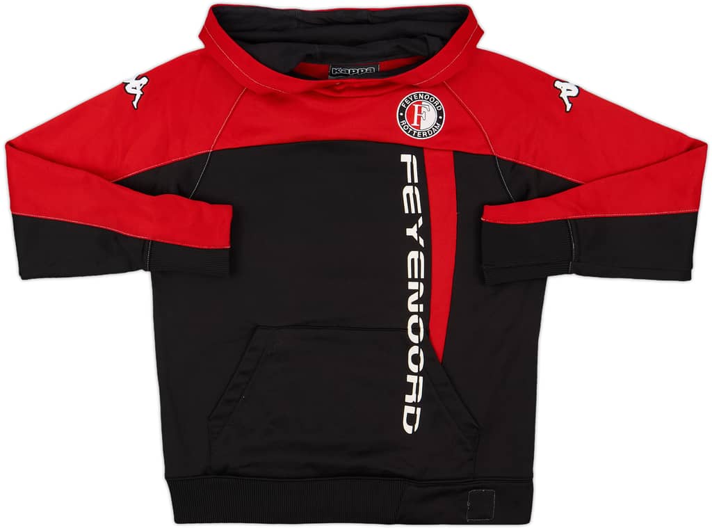 2007-08 Feyenoord Kappa Hooded Sweat Top - 8/10 - (S)