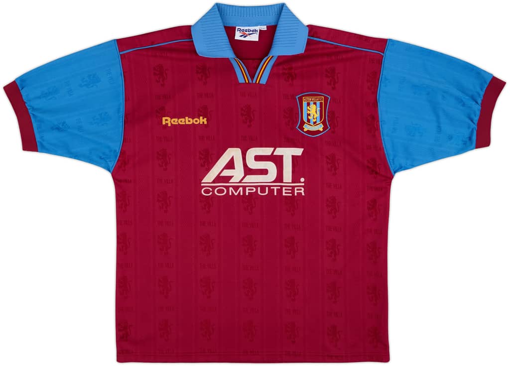 1995-97 Aston Villa Home Shirt - 9/10 - (L)